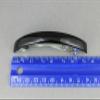Black Thin Skinny Narrow Rectangle Barrette Hair Clip 4.5" Long Fashion hair Accessories for Women view 2