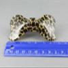Cheetah Barrette Leopard Print Curved Hair Clip Accessory 3.25" Long Black Brown Fashion hair Accessories for Women view 3