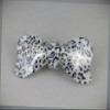 Cheetah Barrette Leopard Print Curved Hair Clip Accessory 3.25" Long Gray Black Fashion hair Accessories for Women view 1