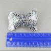 Cheetah Barrette Leopard Print Curved Hair Clip Accessory 3.25" Long Gray Black Fashion hair Accessories for Women view 2