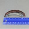 Brown Black Thin Skinny Narrow Rectangle Barrette Hair Clip 4.5" Long Brushed Fashion hair Accessories for Women view 3