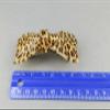 Cheetah Barrette Leopard Print Curved Hair Clip Accessory 3.25" Long Brown Tan Fashion hair Accessories for Women view 3