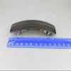 Black Gold Barrette Big Rectangle Hair Clip 4.25" Long Plastic Wood Grain Fashion hair Accessories for Women view 4