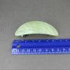 Green Marbled Oval Plastic Curved Barrette Hair Clip 3 7/8" Long 1 1/16" Wide Fashion hair Accessories for Women view 3