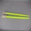 Green Crystal Sequin Wood Set 2 Hair Chop Sticks Accessory Picks Pins 7 1/8" Fashion hair Accessories for Women view 1