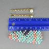 Blue Striped Snap Barrette Set Pearl Crystal Gold Bobby Hair Pins Barrette Fashion hair Accessories for Women view 2