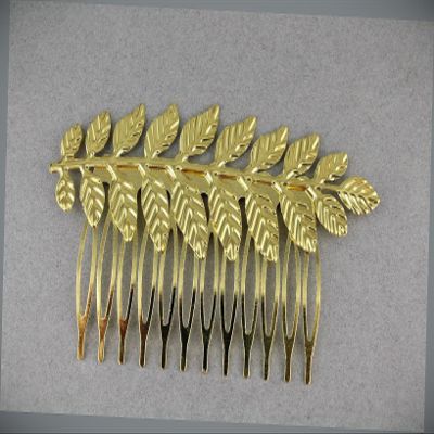 Gold Leaf Hair Side Comb Crown Leaves Greek Laurel Toga Roman Costume Athena Fashion hair Accessories for Women