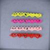 4 Heart Bobby Bobbi Pins Barrette Hair Barrette Set Pack Pink Red Yellow Fashion hair Accessories for Women view 1