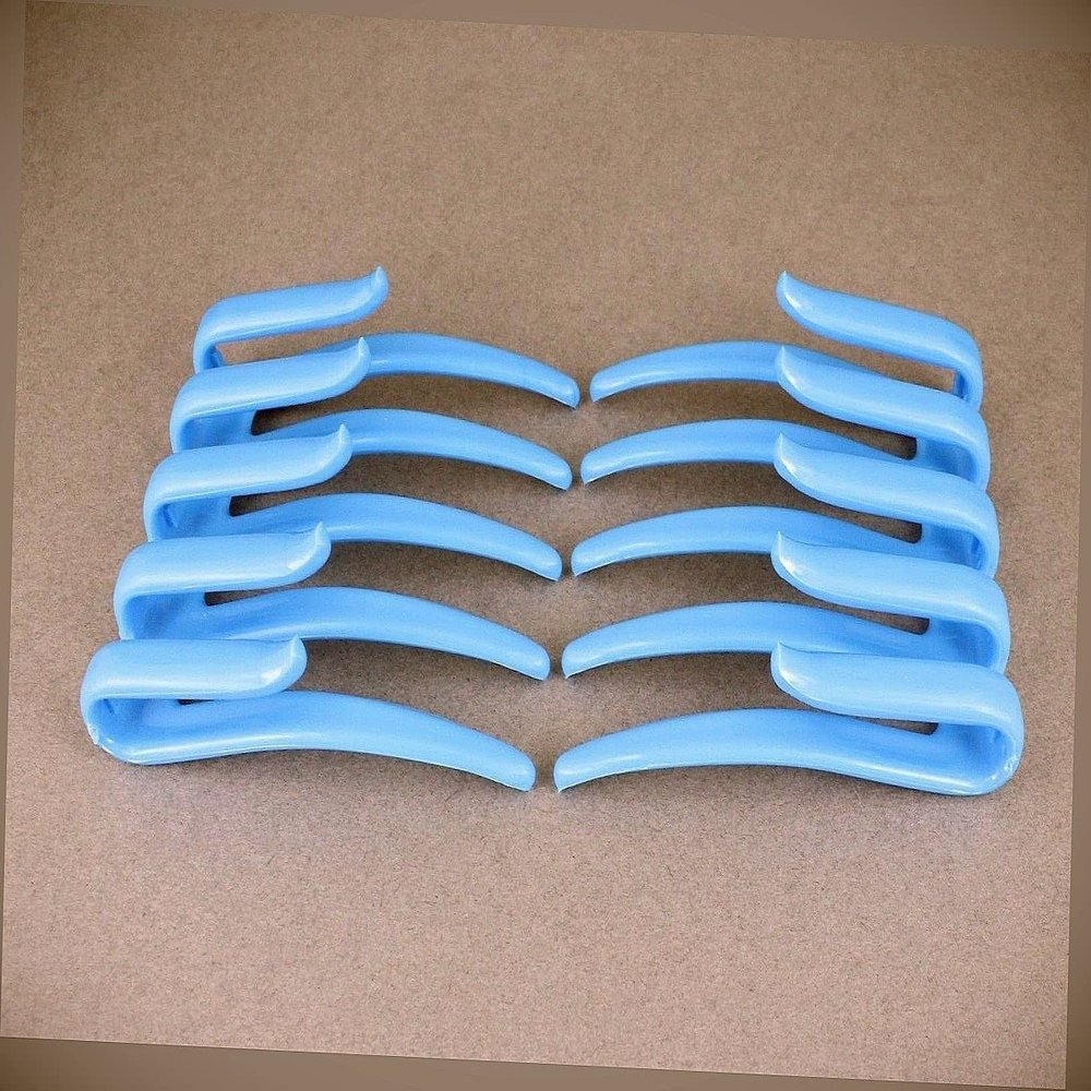 Aqua Set 2 Interlocking Hair Crab Claw Combs Accessory Side Clip Updo Twist Fashion hair Accessories for Women