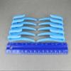 Aqua Set 2 Interlocking Hair Crab Claw Combs Accessory Side Clip Updo Twist Fashion hair Accessories for Women view 2