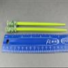 Green Crystal Wood Set 2 Hair Chop Sticks Accessory Picks Pins 7 1/8" Long Fashion hair Accessories for Women view 3
