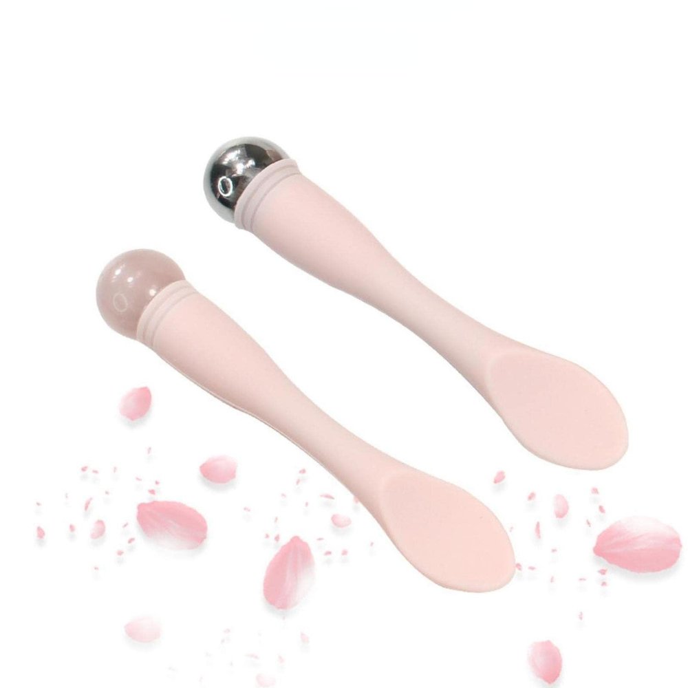 NA Jade Eye Cream, face Cream, Scoop, Skin, Massage, Makeup, Scoop, Stainless Steel Eye Cream Spoon. B618 Eye Cream Jade Stick