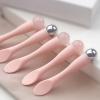 NA Jade Eye Cream, face Cream, Scoop, Skin, Massage, Makeup, Scoop, Stainless Steel Eye Cream Spoon. B618 Eye Cream Jade Stick view 2