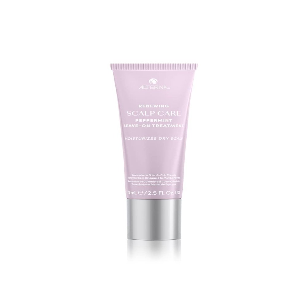 Alterna Haircare Renewing Scalp Care Peppermint Leave on Scalp and Hair Treatment, 2.5 Fl Oz Lightweight and Fast Absorbing to Moisturize and invigorate Scalp