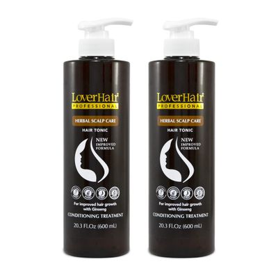 2-Pack LoverHair Professional Herbal Scalp Care Conditioner 2x20.3 fl.oz (2x600ml)
