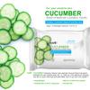 Epielle Cucumber Makeup Remover Wipes, Gentle Daily Facial Cleanser Towelettes, Remove Dirt, Oil & Waterproof Mascara, Stocking Stuffers, 30 Count (Pack of 6) view 2