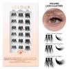 Velour-Xtensions Lash Clusters, 18 Individual Cluster Eyelash Extensions, Lightweight & Fluffy Lash Extensions, Soft & Comfortable Eyelash Clusters, Natural Lashes All Eye Shapes (Volume) view 4