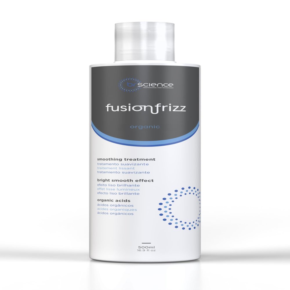 Brscience Fusionfrizz Organic Keratin Treatment - Professional Hair Smoothing & Brightening Solution, 500ml