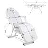 Artist hand Tattoo Chair for Client with Trays Facial Lash Bed for Eyelash Extensions Massage Bed Massage Table Salon Chair (White) view 3
