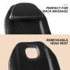 Artist hand Tattoo Chair for Client with Tray Facial Bed Lash Bed for Eyelash Extensions Massage Table Salon Chair (Black) view 4