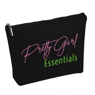 Pink and Green Sorority Gift Make Up Bag Graduation Gift For Sorority Sister (Pretty Essentials1)
