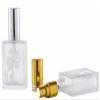 15ML Glass Perfume Bottles Empty Frosted Spray Perfume Bottles Square Refillable Portable Refillable Reusable Perfume Atomizer Vials Refillable Cosmetic Containers for Perfume Essential Oils Liquids (Gold Top) view 4