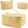 Hcoob Makeup Bag Set, 3 Pcs Portable Travel Cosmetic Bag view 1