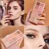 10 Colors Eyeshadow Palette,Light Beige Nude Pink Brown Naturing Eye Shadow Makeup,Blendable High Pigmented,Neutral Smokey,Long Lasting High Pigment Matte Eyeshadow for Older Women Gift Kit (Milk Tea) view 2