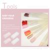EXCEART 4pcs Nail Tool Storage Cases Transparent Nail Art Supply Boxes for Manicure Pedicure Tools for Home Salon Use Compact Design view 2