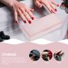 EXCEART 4pcs Nail Tool Storage Cases Transparent Nail Art Supply Boxes for Manicure Pedicure Tools for Home Salon Use Compact Design view 3