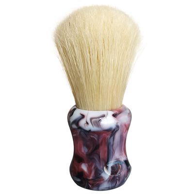 Dscosmetic plisoft boar bristle hair shaving brush good backbone and break in hair short handle (COLOR)
