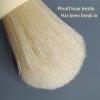 Dscosmetic plisoft boar bristle hair shaving brush good backbone and break in hair short handle (COLOR) view 3