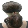 Crystal Flower Hair Holder Barrette Ponytail Hair Barrette for Women Girls YY86900-5autumn glory view 2