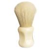 Dscosmetic plisoft boar bristle hair shaving brush good backbone and break in hair short handle (WHITE) view 1