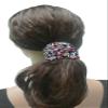 Set of 4 Crystal Butterfly and Flower Hair Holder Barrettes Ponytail Hair Barrettes YY86900-5roseAutgBrnGrn view 3