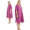 VeiledMoon Changing Robe with Hood Super Soft Towel Bathrobe Poncho for Swimming Diving Beach Water Sport Fast Dry Up view 2