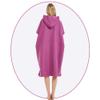 VeiledMoon Changing Robe with Hood Super Soft Towel Bathrobe Poncho for Swimming Diving Beach Water Sport Fast Dry Up view 3