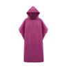 VeiledMoon Changing Robe with Hood Super Soft Towel Bathrobe Poncho for Swimming Diving Beach Water Sport Fast Dry Up view 4