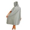 Changing Robe with Hood Super Soft Towel Bathrobe Poncho for Swimming Diving Beach Water Sport Fast Dry Up view 1
