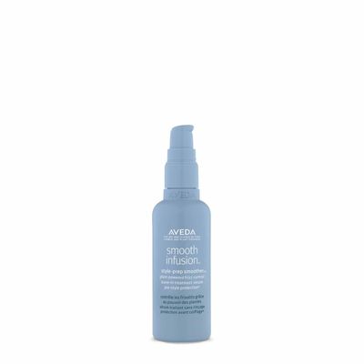 Aveda Smooth Infusion Style-Prep Smoother | Leave-In Anti-Frizz Serum | 72-Hour Frizz Defense & Control | Heat Protectant | 98% Naturally Derived*, 3.4 Fl Oz