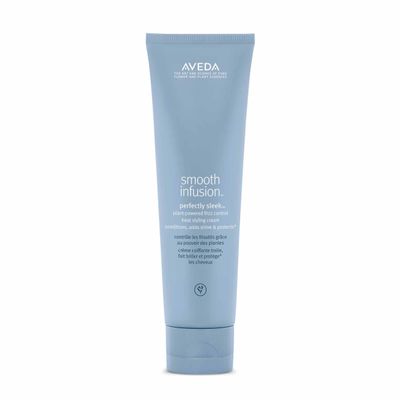 Aveda Smooth Infusion Perfectly Sleek | Heat-Activated Styling Cream | Curly & Coily Hair | Protects Against Frizz, Humidity & Heat | Silicone Free | 97% Naturally Derived*, 5 Fl Oz