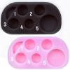 Lash Lift Brow Lamination Palette, Rapid Eyelash Eyebrow Lifting Tray, DIY Tint Mixing Tool For Perming Lashes at Home Salon Usage -1000 Applications (Mini Palette Pink Black 2 pcs Set) view 1