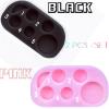 Lash Lift Brow Lamination Palette, Rapid Eyelash Eyebrow Lifting Tray, DIY Tint Mixing Tool For Perming Lashes at Home Salon Usage -1000 Applications (Mini Palette Pink Black 2 pcs Set) view 3