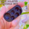 Lash Lift Brow Lamination Palette, Rapid Eyelash Eyebrow Lifting Tray, DIY Tint Mixing Tool For Perming Lashes at Home Salon Usage -1000 Applications (Mini Palette Pink Black 2 pcs Set) view 4