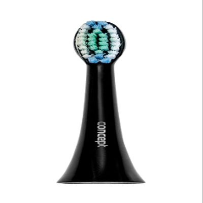 Concept Hausgerte ZK0006 Daily Clean Interchangeable Brush Heads for Daily Care Set of 4 for Concept ZK40xx Black