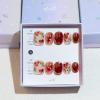 Light Rain Large Size Hand-made Press on Nails, 3D Gel UV Finished False nails with Design by Professional Manicurist view 2