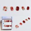 Light Rain Large Size Hand-made Press on Nails, 3D Gel UV Finished False nails with Design by Professional Manicurist view 3