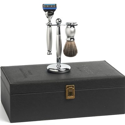ARTEMIS Luxury 4-Piece 5-Blade Razor Shaving Set Men's Safety Razor Grooming Gift Set with Alloy material handle Shaving for Gentleman,Best Father's Day Gift from Taiwan