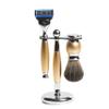 APOLLO Luxury 4-Piece 5-Blade Razor Shaving Set Men's Safety Razor Grooming Gift Set with Alloy material handle Shaving for Gentleman,Best Father's Day Gift from Taiwan view 3