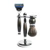 HADES Luxury 4-Piece 5-Blade Razor Shaving Set Men's Safety Razor Grooming Gift Set with Alloy material handle Shaving for Gentleman,Best Father's Day Gift from Taiwan view 3